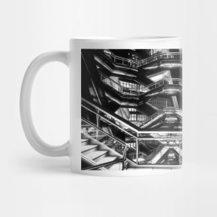 Inside The Vessel NYC BnW Mug